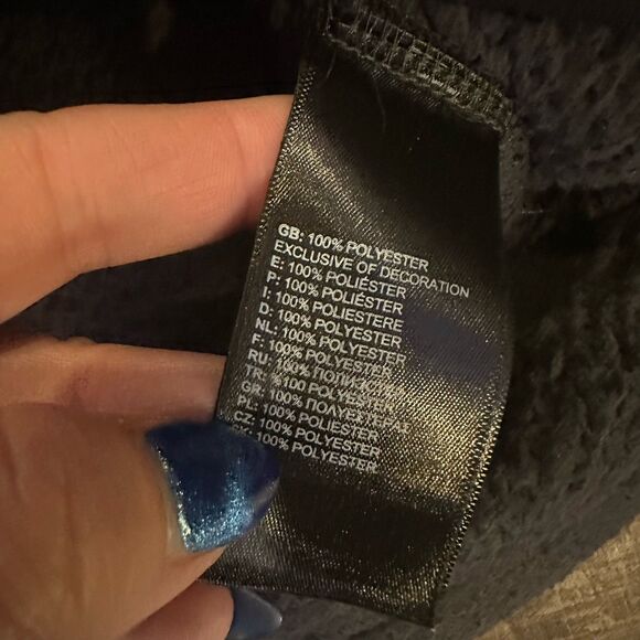 The North Face Campshire Sherpa Fleece Pull Over Sweater Size Medium M Dk Grey - Picture 5 of 9